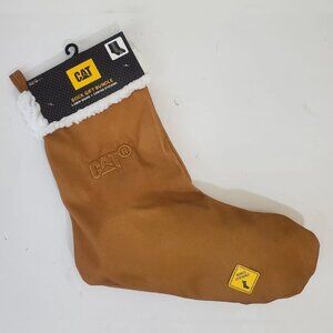 CATERPILLAR SOCK GIFT BUNDLE MEN'S 3 CREW SOCKS + CANVAS STOCKING SHOE SIZE 8-12